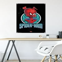 Marvel Spider-Man-Into The Spider-Verse-afiș de perete Spider-Ham cu știfturi, 22.375 34