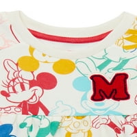 Disney Minnie Mouse Baby Girls Rochie, jambiere și Set de bandă, bucată, dimensiuni 0 3M-24m