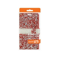 Lg V Diamond Stras portofel caz în roșu pentru utilizarea cu Lg V 2-pack