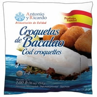 Grupo Confremar Antonio y Ricardo ' s Croquetas de Bacalao Crochete de Cod refrigerate rău 500g