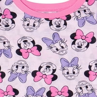 Pijamale Minnie Mouse pentru bebeluși și copii mici, 5 piese, dimensiuni 12M-5T