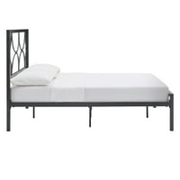 Weston Home Draco Metal pat cu platformă completă cu tăblie stea, negru