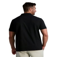 Chaps bărbați Clasic Se potrivesc maneca scurta bumbac Solid Interlock Jersey Polo Shirt dimensiuni XS până la 4XB