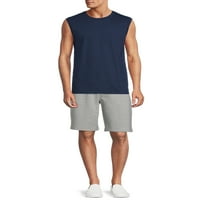 Athletic Works bărbați și bărbați mari fără mâneci musculare T-Shirt, Dimensiuni S-4XL