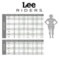 Lee Riders femei Plus Dimensiune Maneca lunga Tricot Fleece carouri Buton-up cămașă