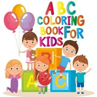 carte de colorat: carte de colorat pentru copii cu litere 3D distractive, Culori, Forme, Animale, Alfabet pentru Pre-citire, grădiniță