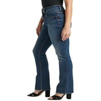 Silver Jeans Co. Blugi pentru femei Avery High Rise Slim Bootcut, dimensiuni talie 24-36