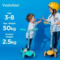 Yvolution Y Glider Air Scooter Pentru Copii-Roz, Unisex