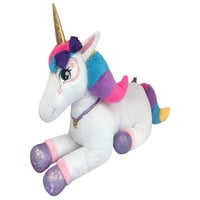 JoJo Siwa Unicorn copii lenjerie de pat pluș Cuddle și Pernă decorativă Buddy, poliester, Roz, Nickelodeon
