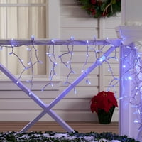Holiday time Count Blue LED de înaltă densitate Icicle lumini de Crăciun