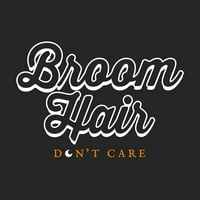 Juniori Broom Hair Don' t Care tricou cu mânecă scurtă grafică de Halloween