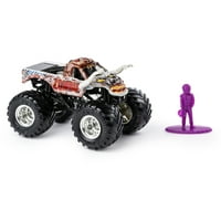 Monster Jam, Camion Monstru Zombie Oficial, Vehicul Turnat Sub Presiune, Seria Crazy Creatures, 1: Scale