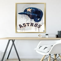Houston Astros-Poster De Perete Pentru Cască De Picurare, 22.375 34 Încadrat