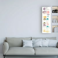 Marcă comercială Fine Art 'acuarelă Swatch Panel I-Lavender' Canvas Art de Elyse DeNeige