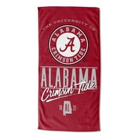 Alabama Crimson Tide 30 60 Statalitate Prosop De Plajă, Fiecare