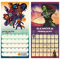 Tendințe internaționale Marvel Gardienii Galaxiei Vol. Calendar De Perete Și Știfturi