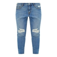 Sofia Jeans femei Bagi Boyfriend Mid-Rise blugi Distressed