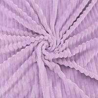 Chilipiruri Unice Pătură De Pat Din Microfibră Cu Dungi Solide Violet Pal 59 78