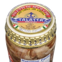 File de hamsie Talatta cu trufe în ulei de măsline, 3. oz Jar