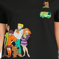 Tricou grafic Scooby Doo pentru femei cu mâneci scurte, dimensiuni XS-XXXL
