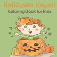 Halloween ambalaje consumabile: Halloween Kawaii carte de colorat pentru copii: simplu halloween carte de colorat pentru copii
