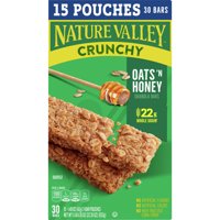 Nature Valley Crunchy Granola Bars, Oats 'n Honey, 1. oz, ct, bare
