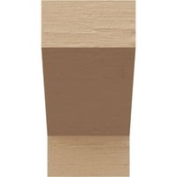 Ekena Millwork 6 W 6 D 12 H Serie Largă Clemmons Dur Cedru Lemngrain Timberthane Corbel, Amorsat Tan