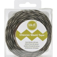 Noi R Chevron metalic Washi Tape 1x26 ' - aur