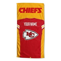 Kansas City Chiefs NFL Jersey prosop de plajă personalizat, 30 60