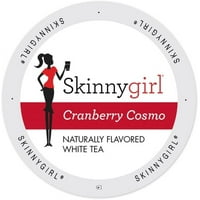 Skinnygirl ceai Cran Cosmo ceai alb, o singură porție de ceașcă pentru Keurig K-Cup Brewers, Count