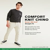Dockers bărbați Straight Fit Smart Knit Comfort Knit Chino pantaloni