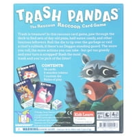 Gamewright-Trash Pandas-Raucous Raccoon Carte De Joc, Vârstele 8+