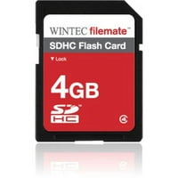 2-Pack: Wintec FileMate 4GB SDHC Secure Digital Flash Card de memorie