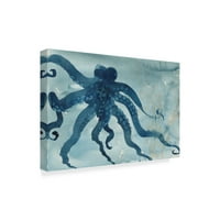 Marcă comercială Artă Plastică 'Octopus Water Color 2' artă pe pânză de Marietta Cohen artă și Design