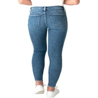 Silver Jeans Co. Femei Most Wanted Mijlocul naștere blugi Skinny, talie dimensiuni 24-36