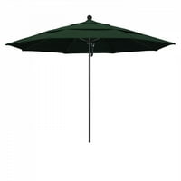 Umbrela California 107 Umbrelă De Terasă Cu Imprimeu Solid Alb Alb