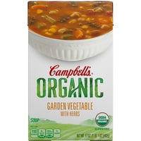 Legume organice de grădină Campbell cu supă de ierburi, oz