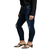 Silver Jeans Co. Blugi Skinny Avery High Rise pentru femei, dimensiuni talie 24-36