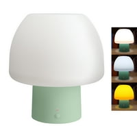 Xtreme aprins Multi-alb ciuperci LED Accent Tabletop lampă, la distanță, interior noutate lumina