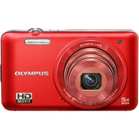 Cameră compactă Olympus VG-Megapixel, roșu