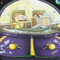 Tricou grafic Rick și Morty Juniors Spaceship