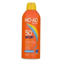 No-Ad Sport Spray de protecție solară SPF 50, 10. FL OZ