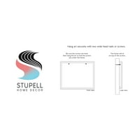 Stupell Industries Bună dimineața text Modern artă grafică artă încadrată albă imprimare artă de perete, Design de Alison Petrie