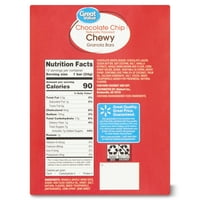 Mare Valoare Chewy Chocolate Bucată Granola Baruri, 0. oz, conte