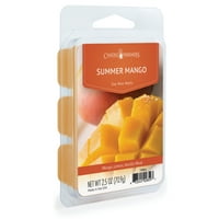 Încălzitoare De Lumânări Etc. 2. oz Classic Fragrance Wa Melt, Mango de vară
