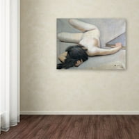 Marcă comercială Fine Art 'Nude' Canvas Art de Ramon Casas