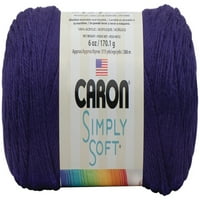 Caron pur și simplu fire solide moi-violet, ambalaj multiplu de 12