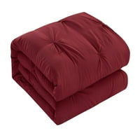 Imagine mai clară set de pat în geantă alternativă Pintuck din 9 piese, King