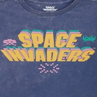Space Invaders Boys Tricou Grafic Retro, Pachet 2, Dimensiuni 4-18