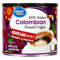 Mare Valoare Arabica Columbian Cafea Măcinată Mediu Închis, 24. oz